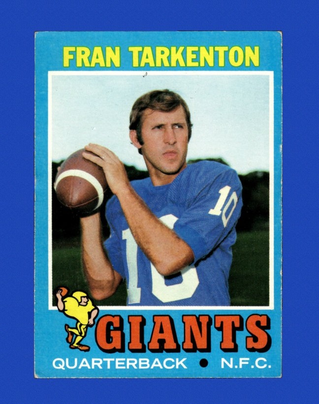 1971 Topps Set-Break #120 Fran Tarkenton VG-VGEX *GMCARDS*