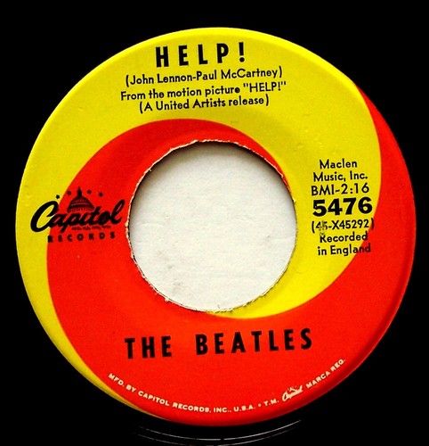 Beatles - 1965 - HELP / NOWHERE MAN - Capitol 5475 - mit Bilderhülle - 7" Vinyl - Bild 4 von 5