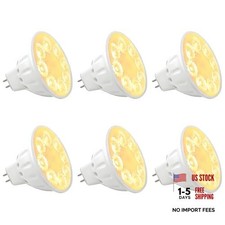MR16 LED Bulbs, Landscape Low Voltage Spotlights, 35W/50W Halogen 5W 6-Pack