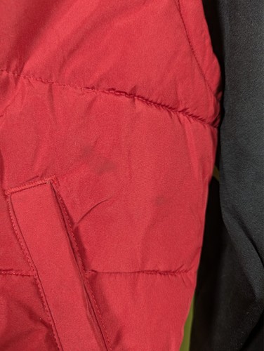 Jordan Ragazzo Therma-Fit Puffer Jacket Taglia Media 10-12Y Rosso/Nero Felpa con Cappuccio - Foto 11 di 13