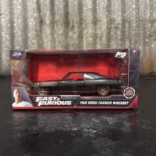 Jada Toys 2021 Fast & Furious F9 Black 1968 Dodge Charger Widebody 1:24