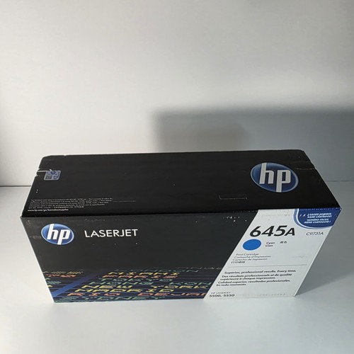 HP 645A Cyan Toner Cartridge (C9731) - Sealed - Picture 3 of 12