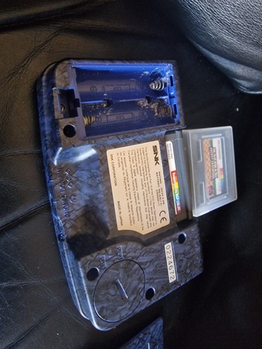 SNK NEO GEO POCKET Handheld Games Console Camouflage BLUE with 2 GAMES - Picture 7 of 9