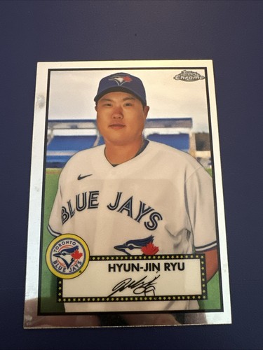 2021 Topps Chrome Platinum Anniversary #332 HYUN-JIN RYU Toronto Blue Jays