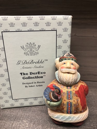 G DeBrekht Santa Bird Watcher Santa Figurine 2003 Special Edition #51783 W/COA - Picture 2 of 21
