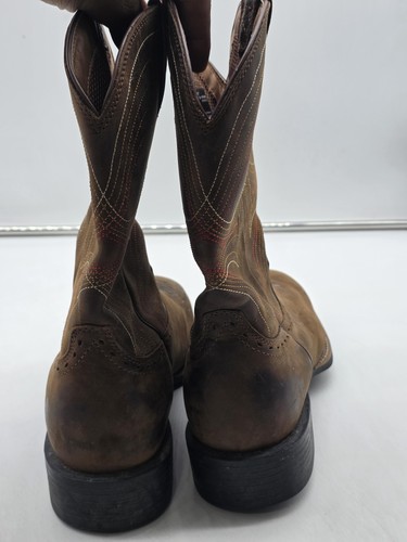 Ariat Stiefel Herren Größe 12 EE Braun Western Cowboy Eckige Zehe Leder 10010963 - Bild 10 von 18