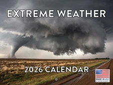 Extreme Weather Calendar 2026 Tornado Storm Monthly Wall Calender