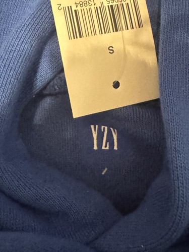 Yeezy Gap Hoodie Blue Mens Size S . Hooded Sweatshirt - Picture 8 of 9