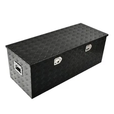 Aluminum 48"X19.5"X17.5" Truck Trunk Bed Toolbox Pickup Trailer Storage Tool Box