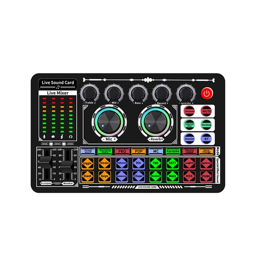 1 Set Live Sound Card F999 High Quality Recording Equipment For Live Broadcasts - Picture 7 of 14