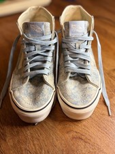 vans hightop denim shoes unisex