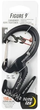Nite Ize Figure 9 Carabiner Rope Tightener, Large - Black