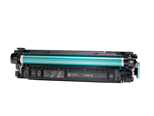 HP 508X High Yield Cyan Original LaserJet Toner Cartridge, ~9,500 pages, CF361X - Afbeelding 2 van 7