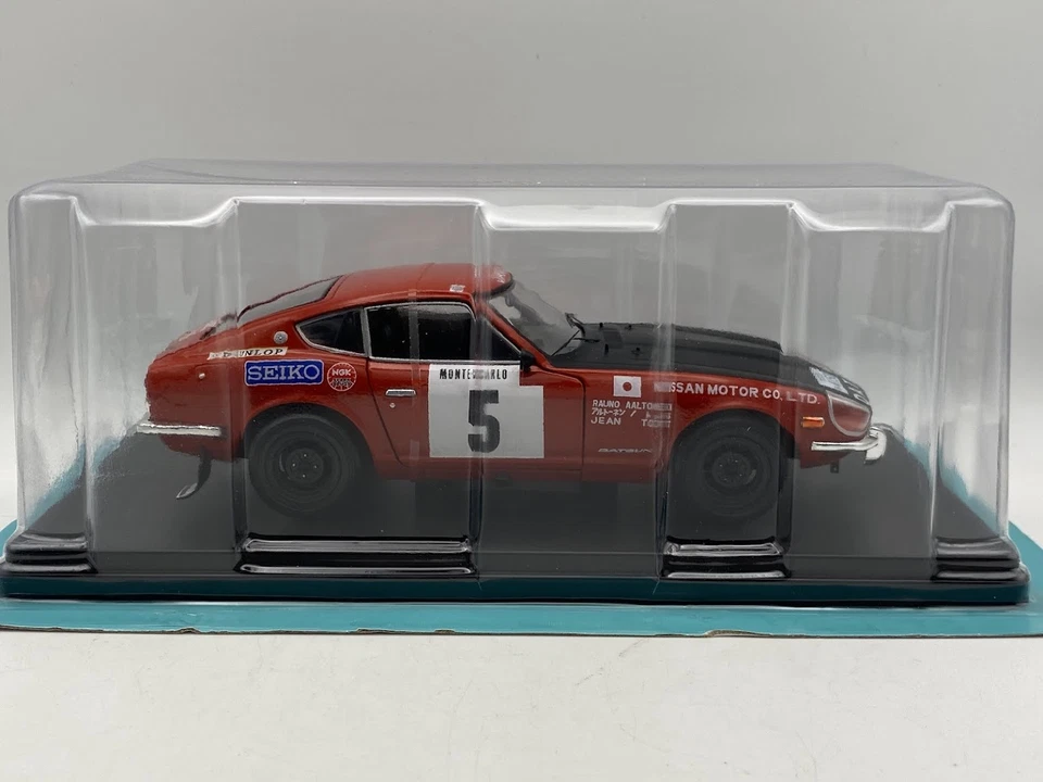 1:24 Datsun Fairlady 240Z Aaltonen Rally Montecarlo 1972 Japan Hachette diecast - Immagine 2 di 4
