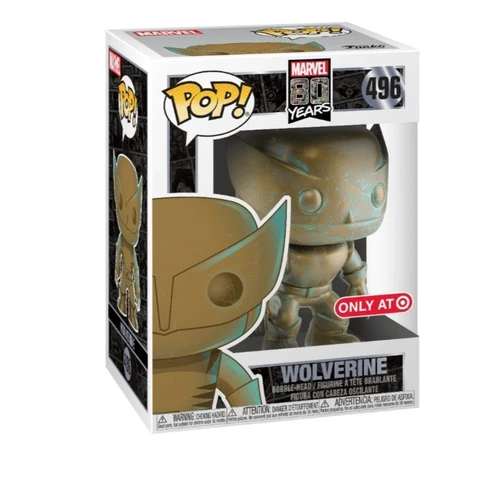 Funko Pop! Vinyl: Marvel - Wolverine (Patina) - Target(Exclusive) #496/Protector