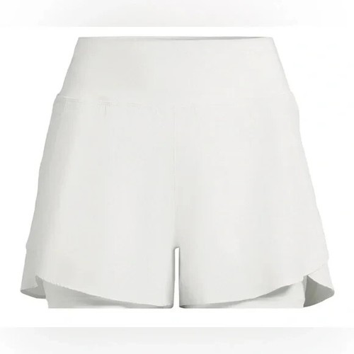 Pantalones Cortos Avia Mujer Plus Run XXXL (22) Blanco Compresión Cintura Cool Atlético - Imagen 7 de 7