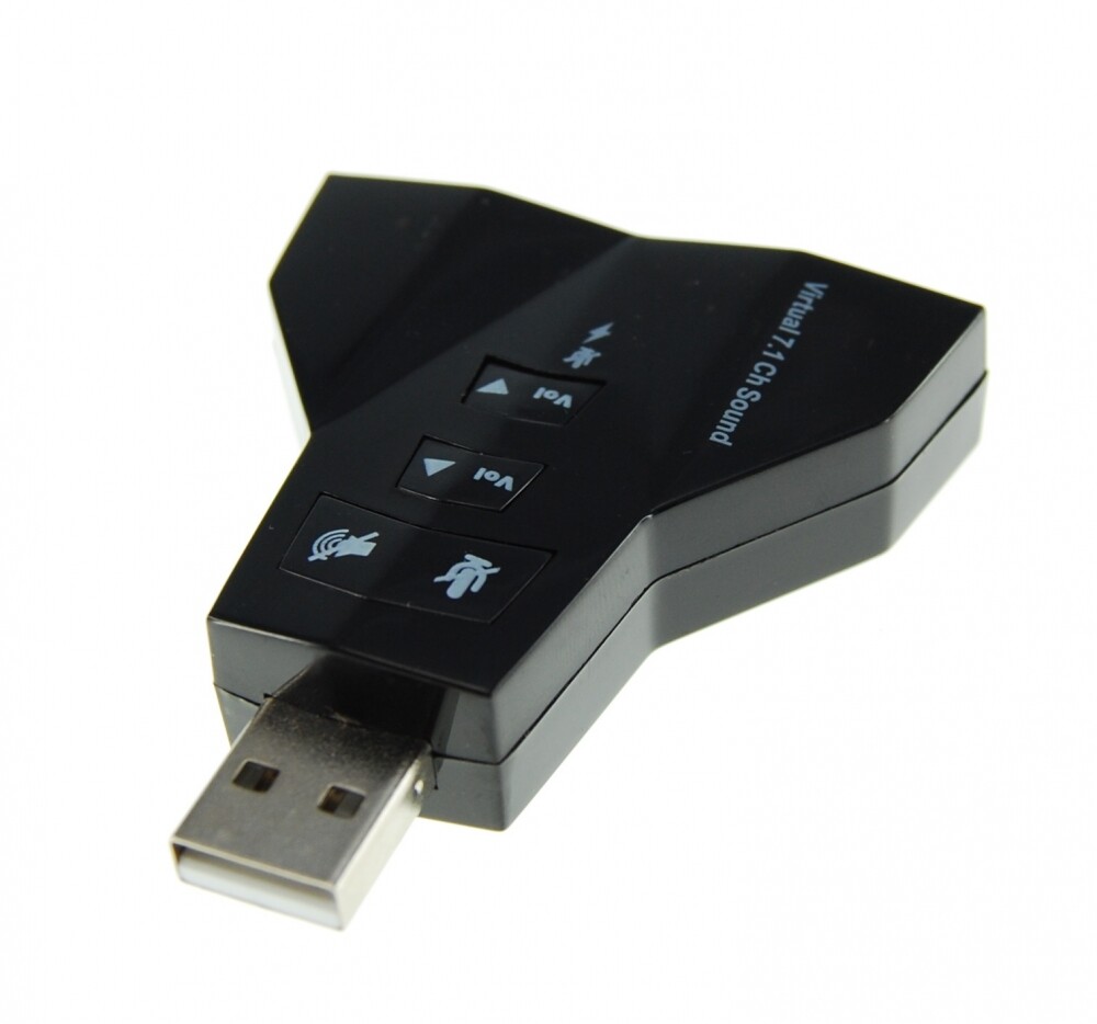 Tarjeta sonido dual USB (2 salidas audio + 2 entradas audio)