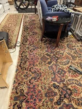 VINTAGE MINT AUTHENTIC KARASTAN FLORAL KIRMAN PATTERN#759 RUG CARPET 10'6" x16'