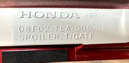 2020-21 HONDA CR-V / 2020-21 CR-V HYBRID REAR SPOILER OEM PART# 08F02-TLA-000-03 - Picture 9 of 12