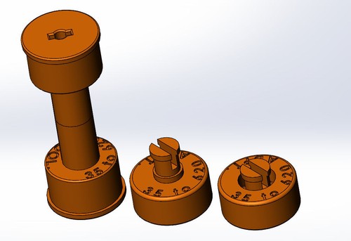 35mm to 620 Medium Format Folding/Box Camera Film Spool Adapter Set-Kit (3pcs) - Picture 6 of 8