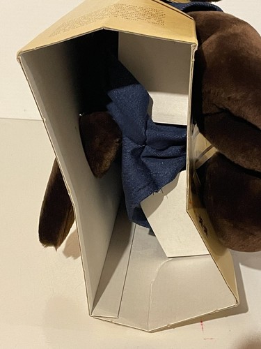 Vintage GANZ 1981 Wrinkles Hand-Puppet Dark Brown w/RARE Blue Under Denim NIP - Picture 11 of 11
