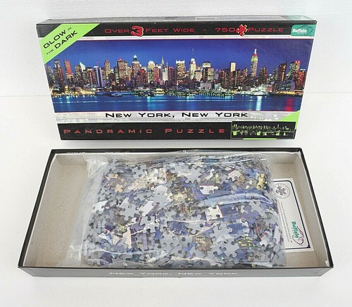 Buffalo Games 750 Piece Puzzles of New York and Las Vegas 3 Foot Wide Panoramic - Picture 2 of 9
