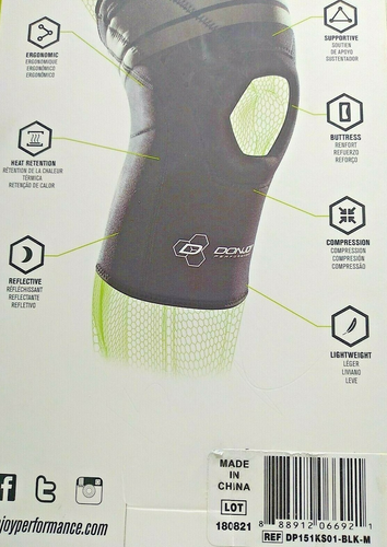 DonJoy ~4MM Knee Sleeve w/Hex Shaped Patella Support ~MEDIUM ~Fits Left Or Right - Picture 6 of 6