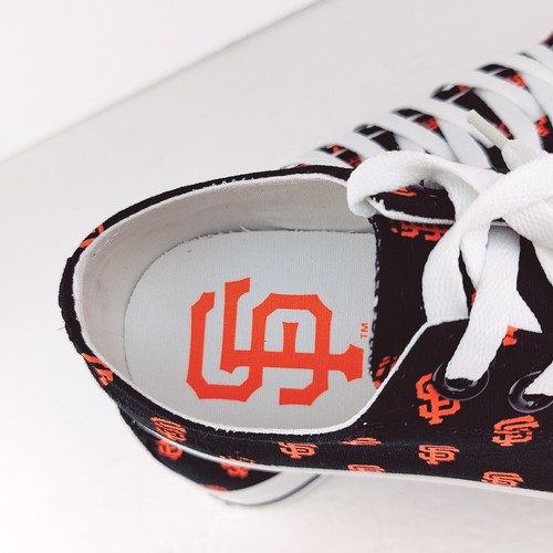 Row One SF Giants MLB Team Apparel Logo Men Size 7 EU 39.5 Women Sneakers Shoe - Picture 5 of 8