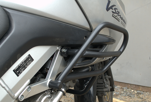 Suzuki DL1000 V-Strom Engine Guard Crash Bars Black Mmoto SUZ0086 - Picture 6 of 6