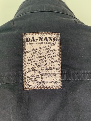 Da-Nang Long Sleeve Black Utility Shirt, Size M, EUC - Picture 6 of 9