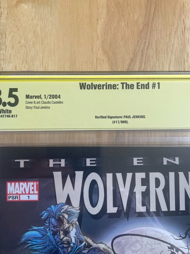 WOLVERINE: THE END #1 CGC 8.5! CLAUDIO CASTELLINI COVER! PAUL JENKINS SIG! - Picture 3 of 5