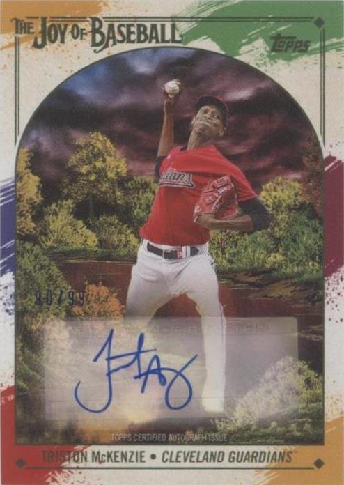2023 Topps X Bob Ross The Joy of Baseball - Triston McKenzie #6B - 1 of 1