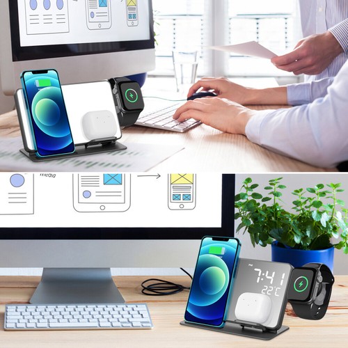 WLAN Weckerthermometer Ladestation Für Die Handyuhr Telefonladestation - 第 5/11 張圖片