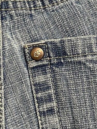 Vintage Southpole Jeans 32X31 Gold Tab Skater Wide Leg Baggy Denim Y2K RN 82628 - Picture 11 of 13