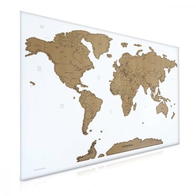 Navaris Mappa Mondo Da Grattare Carta Planisfero Grande 82x59 Cm Bianco Ebay Cartina Planisfero Grande