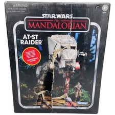 NEW  Star Wars Vintage Collection The Mandalorian AT-ST Raider Toy Vehicle -READ