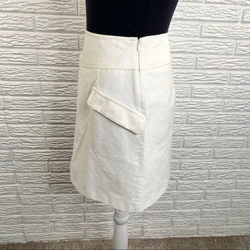 Zara Basic weiß gerippter Rock Größe Small - Bild 5 von 7
