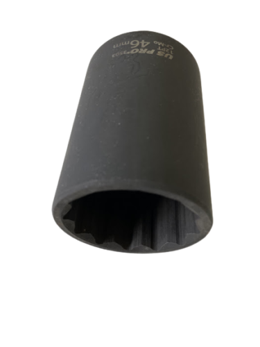 46MM HUB SOCKET DEEP IMPACT SOCKET 1/2 dr 12pt CR-MO 12 POINT AXLE NUT US PRO - Picture 8 of 18