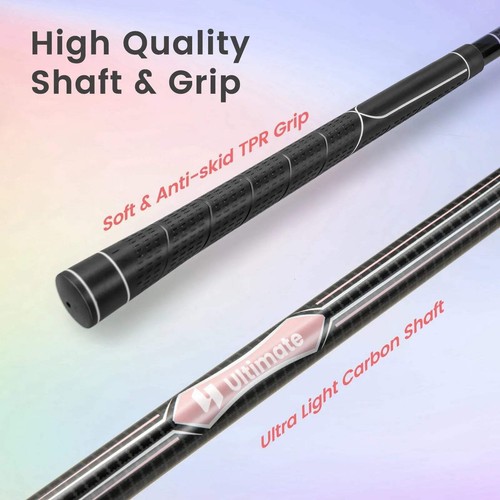 Ladies' 9 Pieces Complete Golf Club Set with 460cc Alloy Driver - UK - Picture 4 of 10