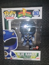Funko Pop ! Television Mighty Morphin Power Rangers 363 Blue Ranger Vinylfigur