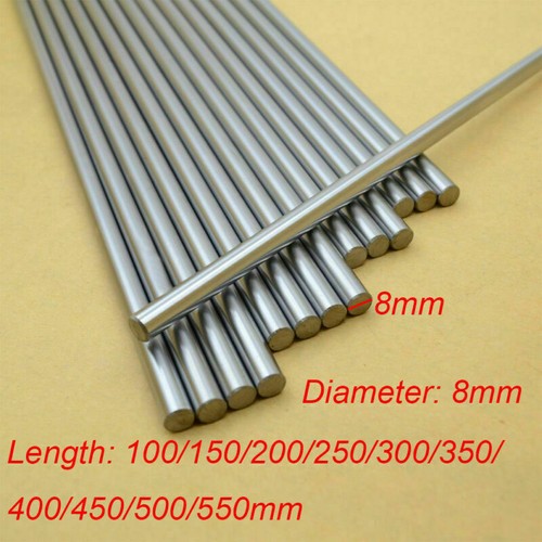 8mm 100-500mm Chromed Smooth Rod Linear Rail Shaft Steel Bearing3D Printer CNC - Picture 14 of 18