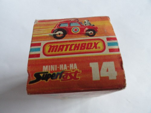 Matchbox Nummer 14 Mini Ha Ha rot Originalmodell in OVP - Bild 16 von 19