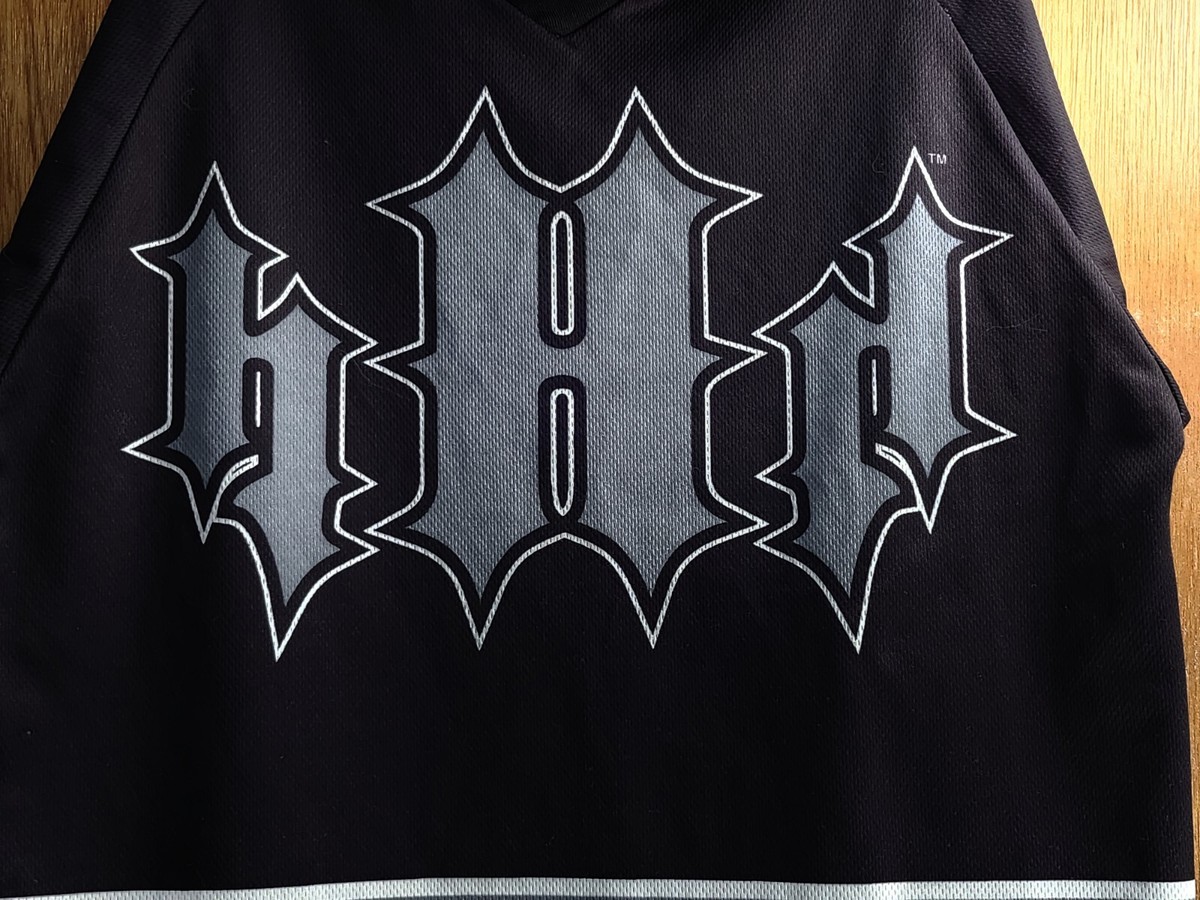 WWF WWE VINTAGE HHH The Game DX Long Sleeve Silver Jersey Size