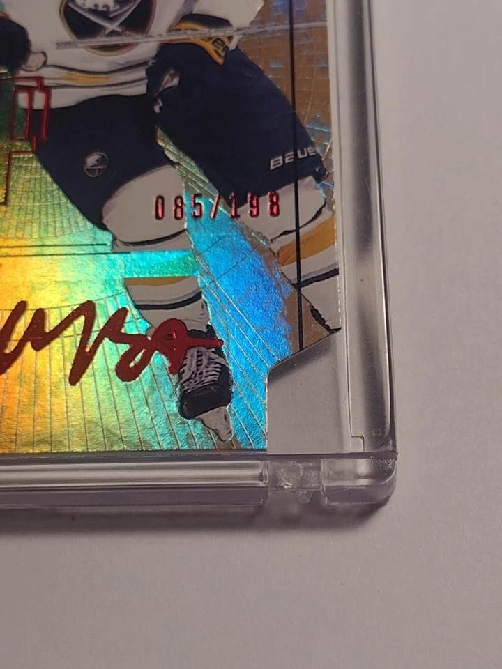 2018-19 Upper Deck MVP Tribute Colors & Contours Casey Mittlestadt #100 085/198 - Image 4 of 4