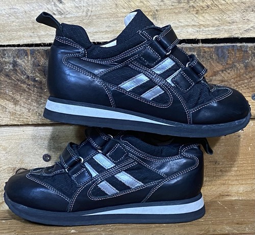 DUNA Orthopädische Industrie High-Tech schwarze Riemenschuhe Gr. 33 EU Made Italy - Bild 5 von 9