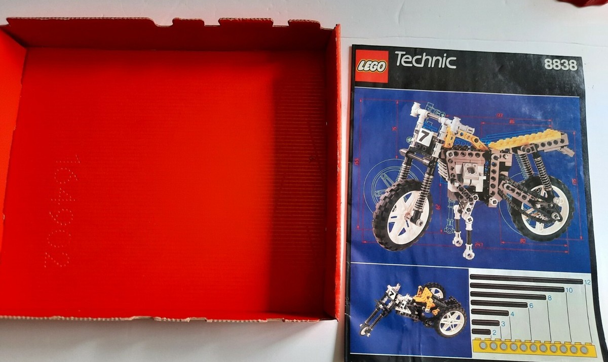 LEGO TECHNIC 8838 Motorbike BOX INSTRUCTIONS ONLY 1992 eBay