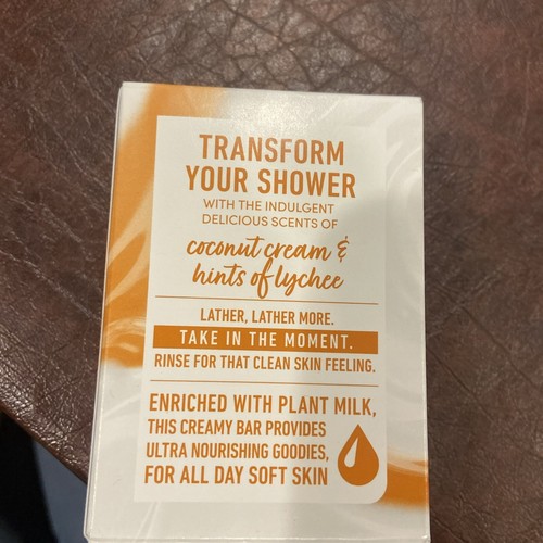 Dove Coconut Milk & Sugar Lychee Plant Milk Bar Soap -- 5 oz -- New! - Picture 3 of 6