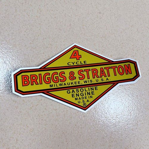 Per Briggs & Stratton Adesivo Decalcomania Benzina Olio Motore Piccolo 5" X 3" 1pz - Foto 5 di 9