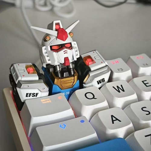 Gundam Triple Connection Keycaps 3D Mechanical Keyboard Keycaps Set - Picture 8 of 10