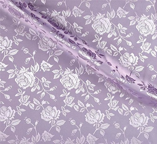 59/60" Floral Jacquard Brocade Satin Fabric (100% Polyester) By the Yard - Picture 20 of 26